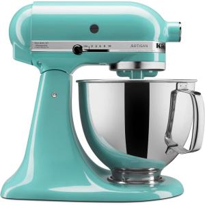 KitchenAid Artisan Series 5 Quart Tilt Head Stand Mixer with Pouring Shield KSM150PS, Aqua Sky(Aqua Sky)