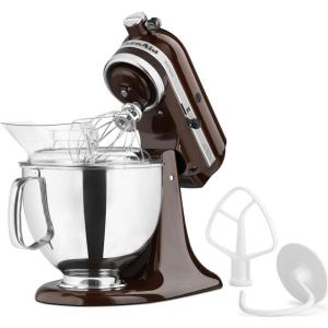 KitchenAid Artisan Series 5 Quart Tilt Head Stand Mixer with Pouring Shield KSM150PS, Aqua Sky(Espresso)
