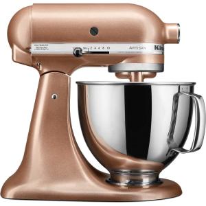 KitchenAid Artisan Series 5 Quart Tilt Head Stand Mixer with Pouring Shield KSM150PS, Aqua Sky(Toffee Delight)