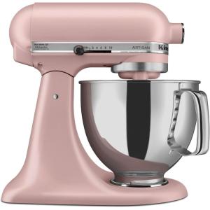 KitchenAid Artisan Series 5 Quart Tilt Head Stand Mixer with Pouring Shield KSM150PS, Dried Rose