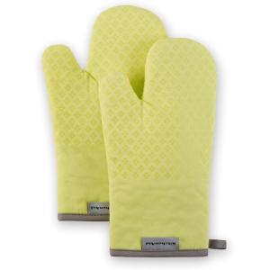 KitchenAid Asteroid Oven Mitt Set, 7″x12.5″, Aqua Sky, 2 Piece(Kyoto Glow Yellow)