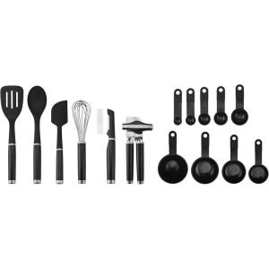 KitchenAid Classic Tool and Gadget Set, 15-Piece, Black(Black)