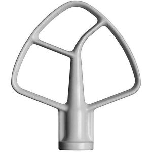 KitchenAid Coated Flat Beater Accessory for 5-Qt Tilt Head Stand Mixers, K5THCB, White(White)