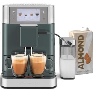 KitchenAid Fully Automatic Espresso Machine KF8 with Milk Attachment & Plant Based Milk Options, KES8558JP, Juniper(Juniper)