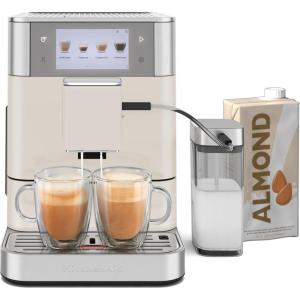 KitchenAid Fully Automatic Espresso Machine KF8 with Milk Attachment & Plant Based Milk Options, KES8558JP, Juniper(Porcelain)