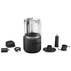 KitchenAid Go™ Cordless Blade Grinder – battery included, KBGR111, Black Matte(Food Chopper)