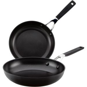 KitchenAid Hard Anodized Nonstick Frying Pan/Skillet, 10 Inch – Onyx Black(Onyx Black)