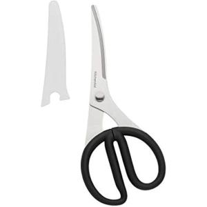 KitchenAid KQ351OHOBA Universal Stainless Steel Shears, Utility, Black(Bent Shears)