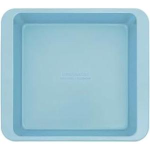 KitchenAid Nonstick Swiss Engineered Aluminized Steel Square Cake Pan, Dishwasher Safe, Pistachio, 9 Inch(Mineral Water)