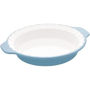 KitchenAid Pie Plate Vitrified Stoneware, 10.83in 12.52in 2.17in, Blue Velvet(Blue Velvet)