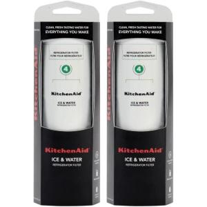 KitchenAid® Refrigerator Ice and Water Filter 4 – KAD4RXD1, Single-Pack, Green(Small (Pack of 2))