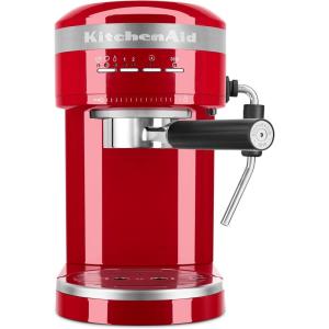 KitchenAid Semi-Automatic Espresso Machine and Automatic Milk Frother Attachment – KES6404(Empire Red)