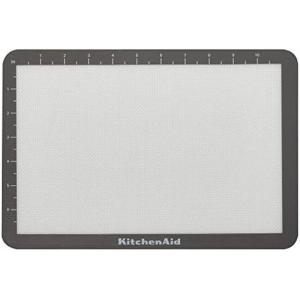 KitchenAid Silicone Large Baking Mat, 12×17-Inch, Gray(12″L x 8″W)