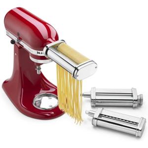 KitchenAid Stand Mixer Attachment, KSMPRA 3-Piece Pasta Roller & Cutter Set(3-Piece Set)