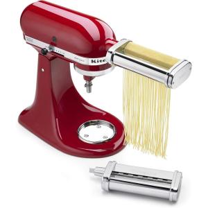 KitchenAid Stand Mixer Attachment, KSMPRA 3-Piece Pasta Roller & Cutter Set(One Size)