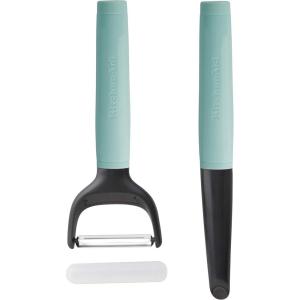 KitchenAid Universal Euro Y Peeler, Set Of 2, Black(Aqua Sky)