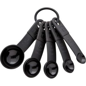 KitchenAid Universal Measuring Spoon Set, 5-Piece, Blue Velvet(Black)
