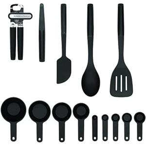 KitchenAid Universal Tool and Gadget Set, 14 Piece, Black(Black)