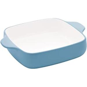 KitchenAid Vitrified Stoneware Square Baker, 2-Quart, Pistachio(Blue Velvet)