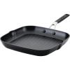 imageKitchenAid 84808 Hard Anodized Nonstick Square Grill PanGriddle with Pour Spouts 1125 Inch  Onyx Black
