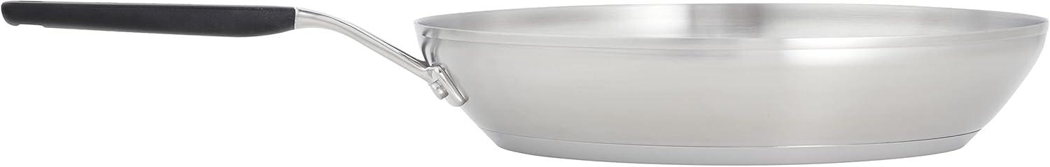imageKitchenAid 71025 Stainless Steel Frying PanSkillet 12 Inch Brushed Stainless Steel