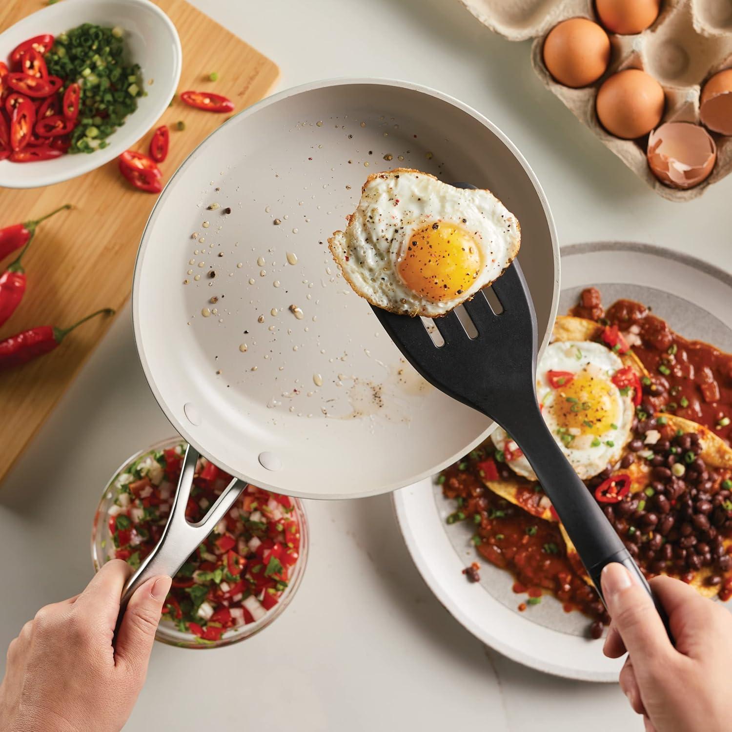 imageKitchenAid Hard Anodized Ceramic Nonstick Frying PanSkillet 10 Inch Pistachio