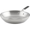 imageKitchenAid 71025 Stainless Steel Frying PanSkillet 12 Inch  Brushed Stainless Steel