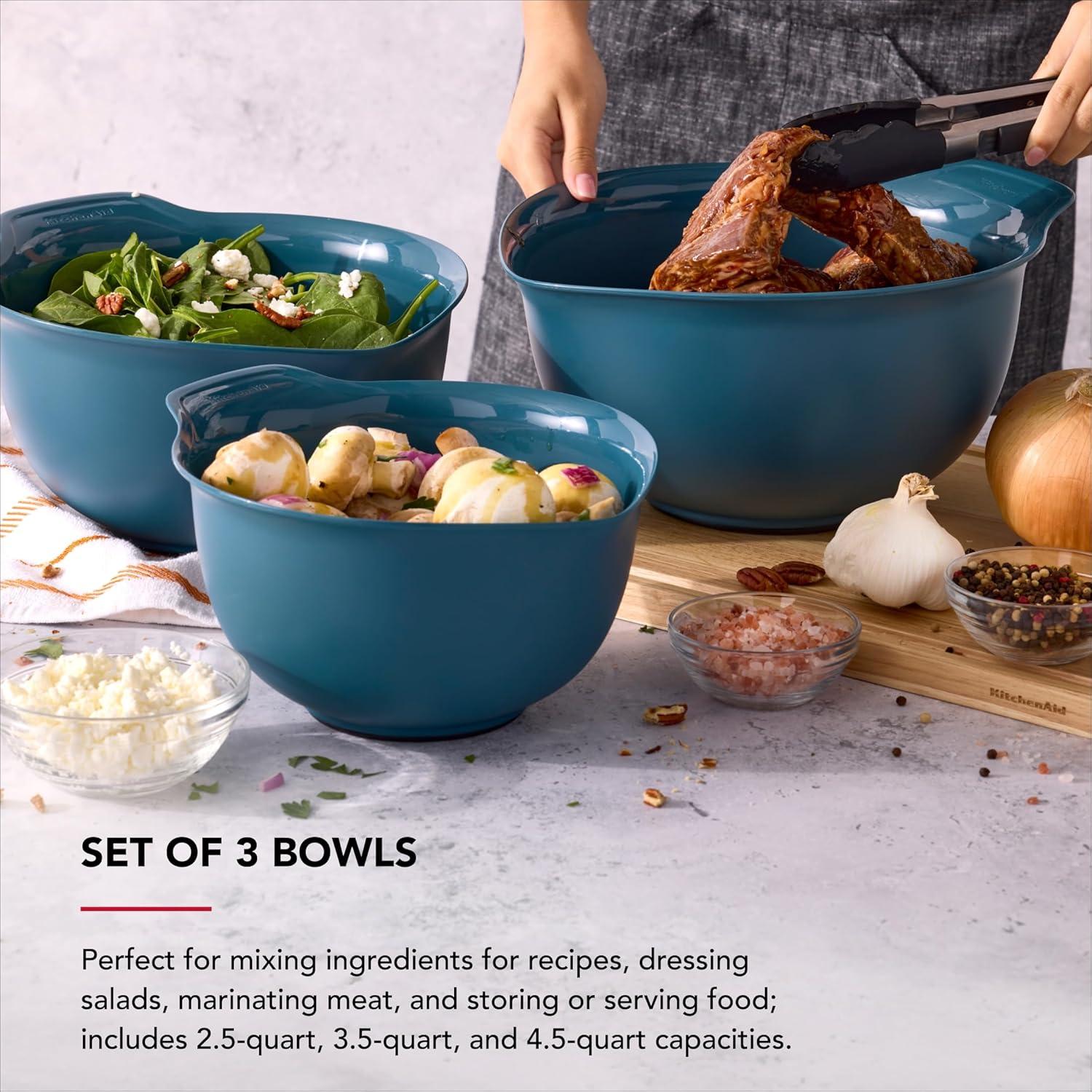 imageKitchenAid Stainless Steel Mixing Bowls Set Of 3Agave