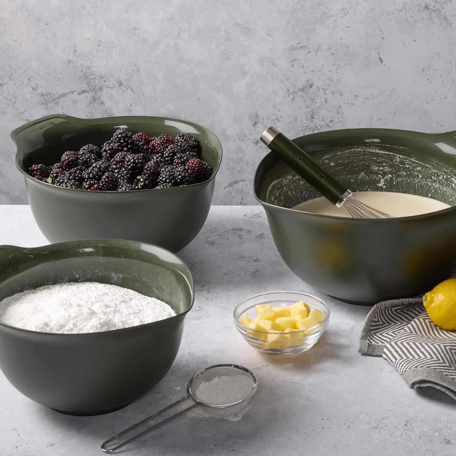 imageKitchenAid Stainless Steel Mixing Bowls Set Of 3Evergreen