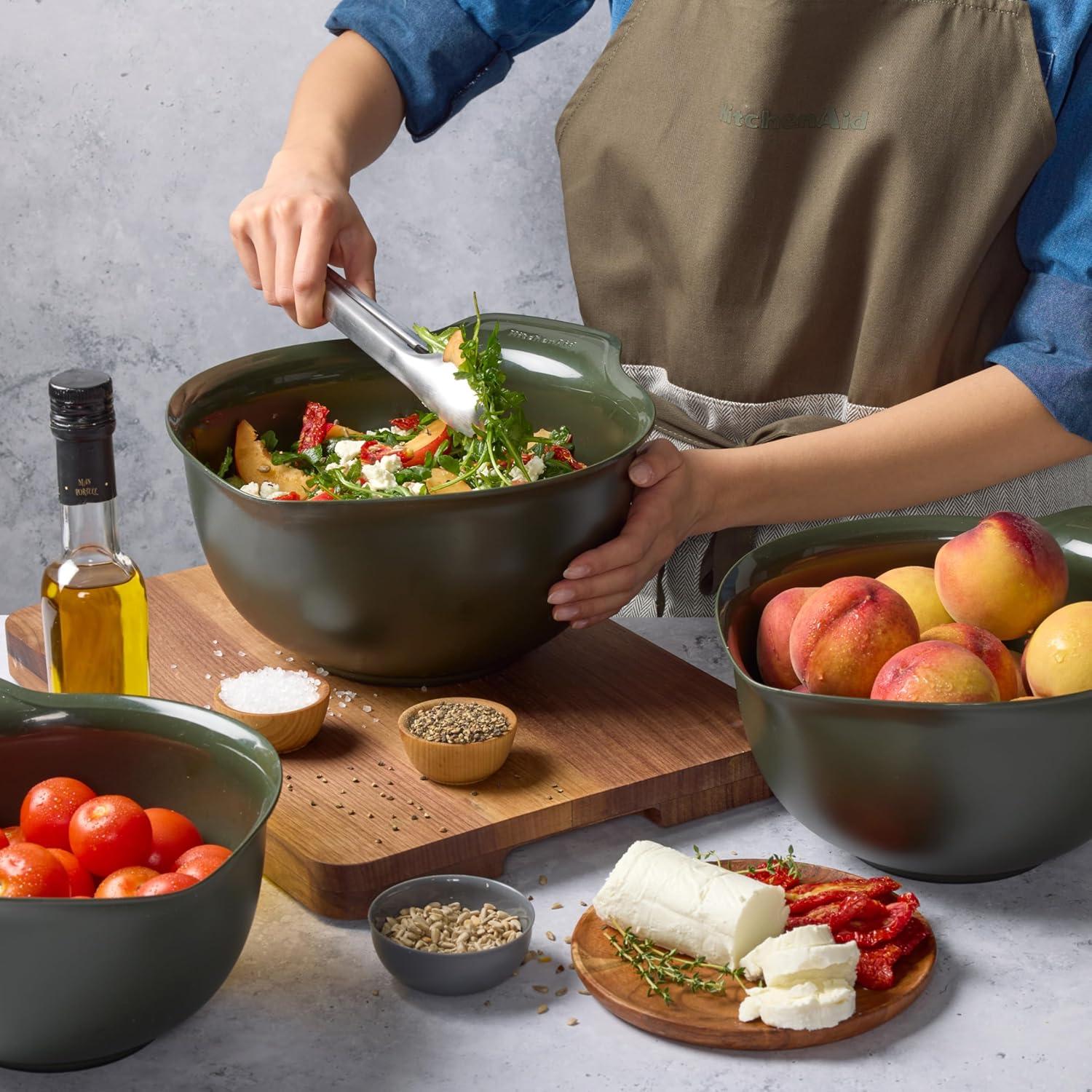 imageKitchenAid Stainless Steel Mixing Bowls Set Of 3Evergreen