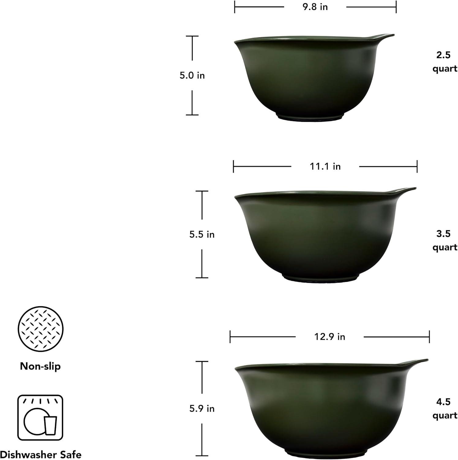 imageKitchenAid Stainless Steel Mixing Bowls Set Of 3Evergreen