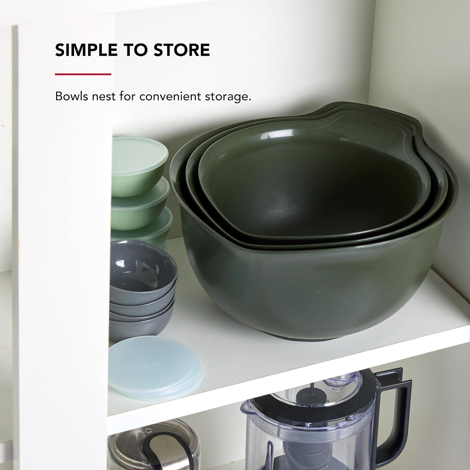 imageKitchenAid Stainless Steel Mixing Bowls Set Of 3Evergreen