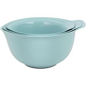 KitchenAid Stainless Steel Mixing Bowls, Set Of 3(Aqua Sky)