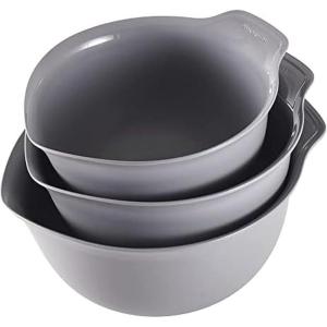 KitchenAid Stainless Steel Mixing Bowls, Set Of 3(Gray)