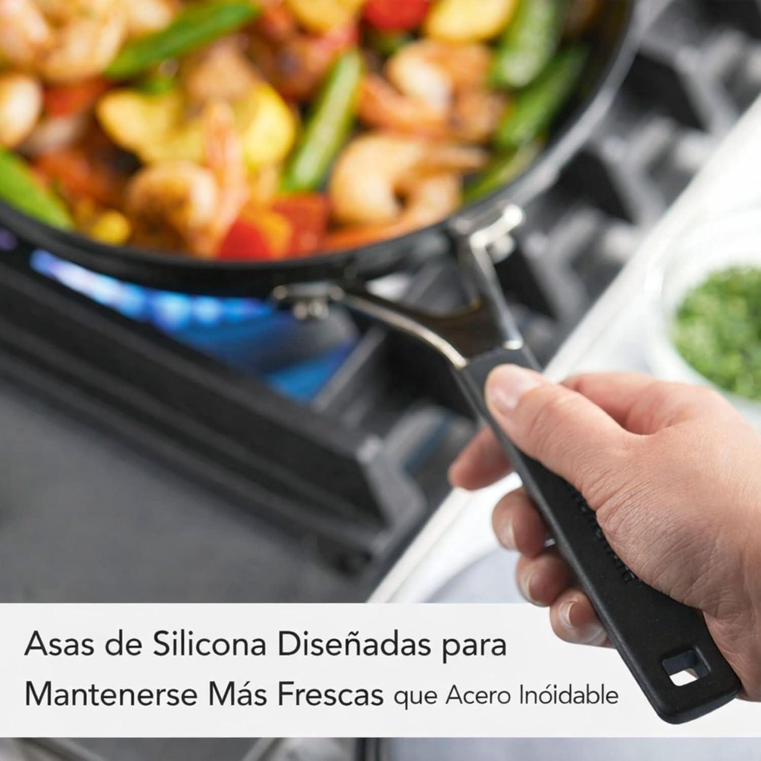 imageKitchenAid 84800 Hard Anodized Nonstick Cookware Pots and Pans Set 10 Piece Onyx Black