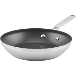 KitchenAid 71010 3-Ply Base Brushed Stainless Steel Nonstick Frying Pan/Fry Pan/Skillet, 12 Inch(2 Quarts)