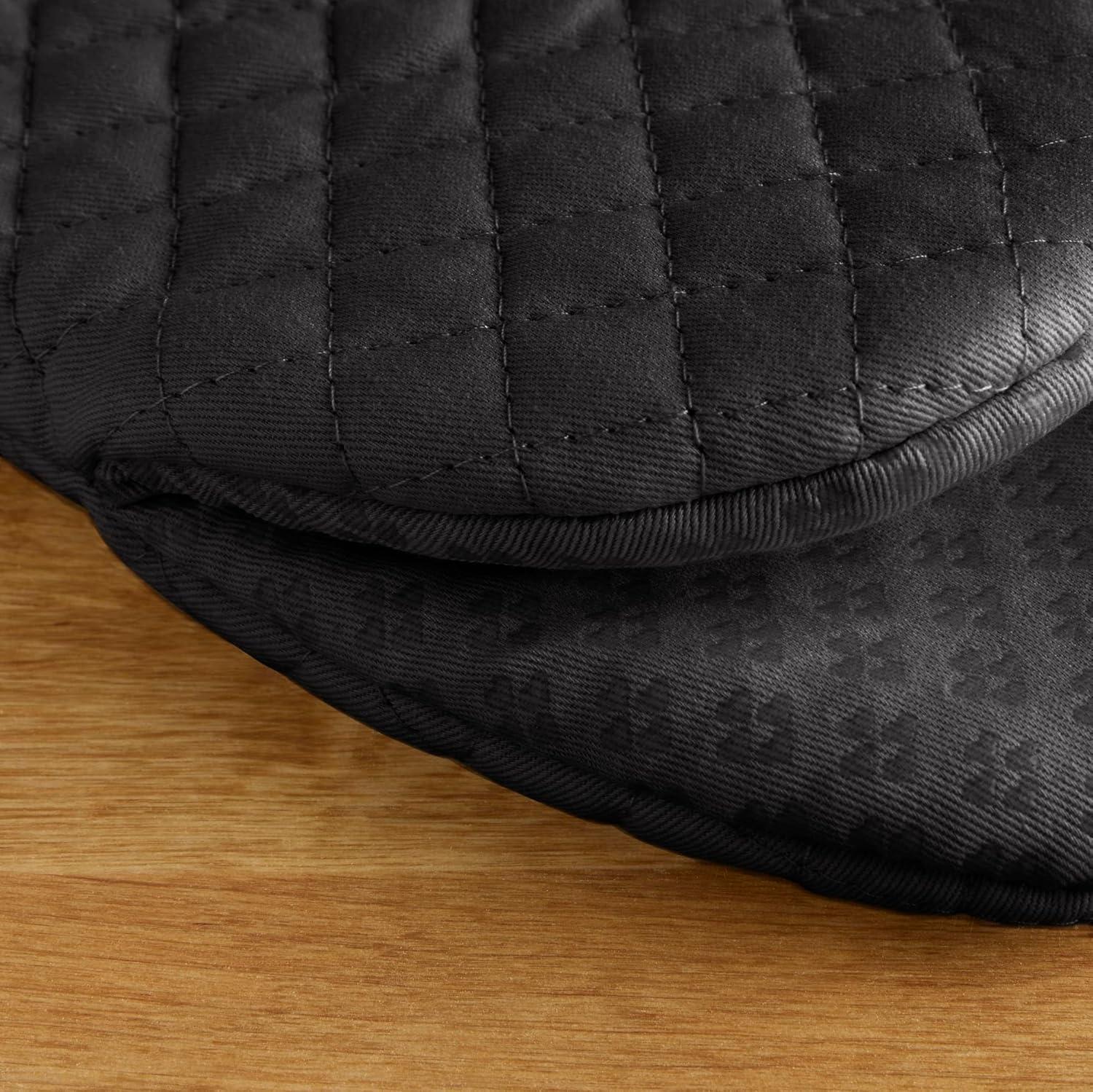 imageKitchenAid Asteroid Mini Oven Mitt Set 55x8 Dark Green 2 PieceBlack