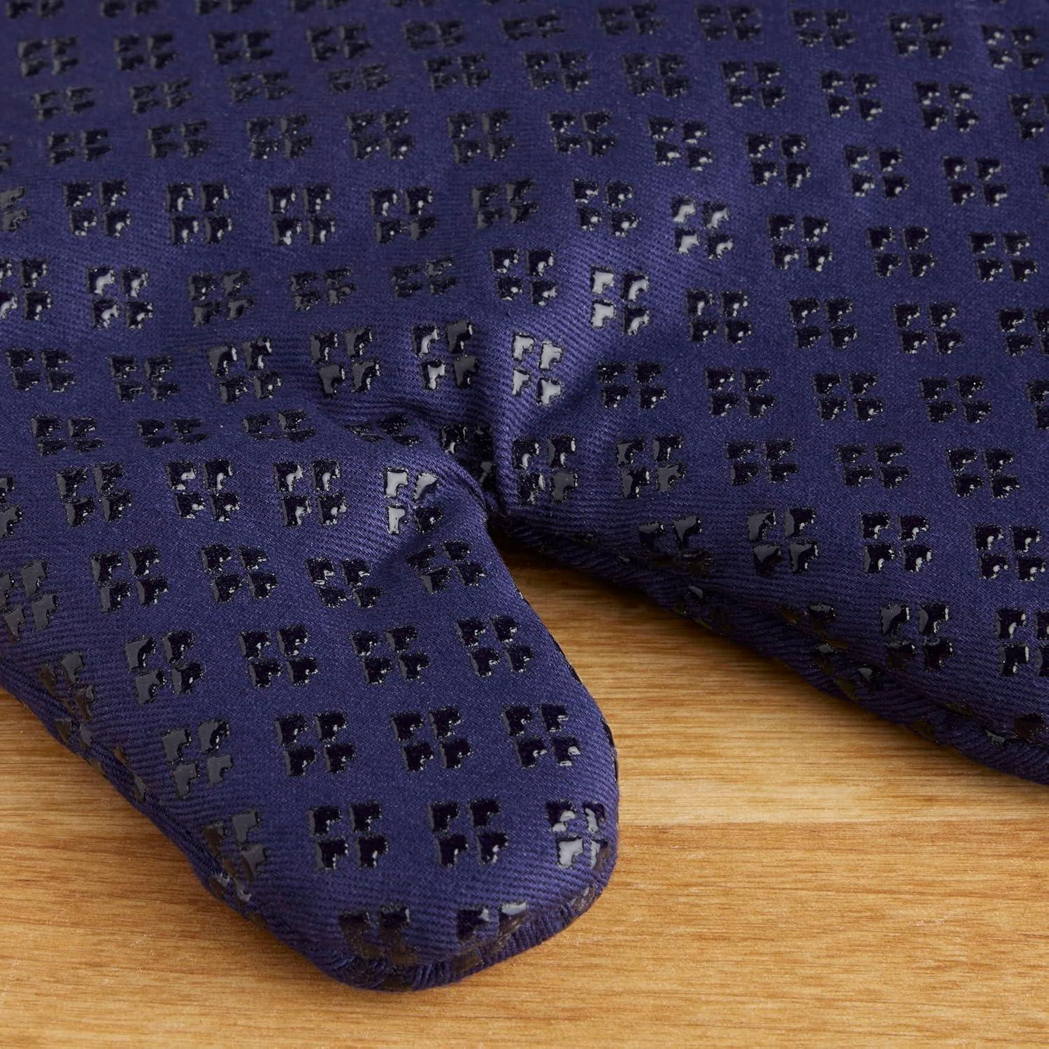 imageKitchenAid Asteroid Oven Mitt Set 7x125 Pistachio Green 2 PieceCobalt Blue