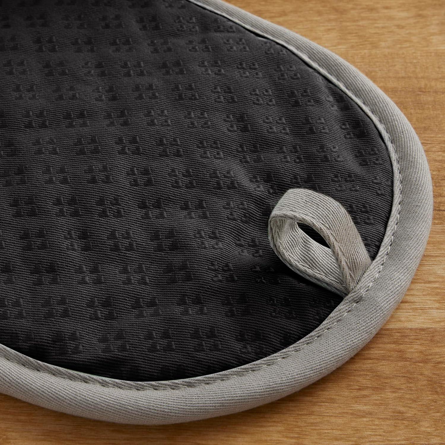 imageKitchenAid Asteroid Pot Holder 2Pack Set Charcoal Grey 65x10Black
