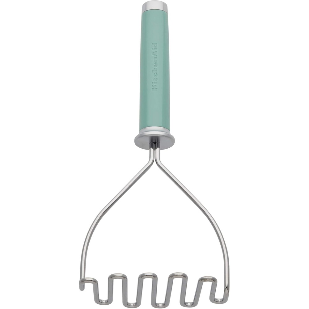 imageKitchenAid Gourmet Stainless Steel Wire Masher 1024Inch BlackAqua Sky