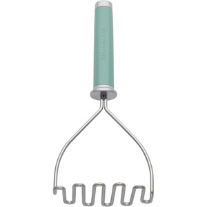 KitchenAid Gourmet Stainless Steel Wire Masher, 10.24-Inch, Black(Aqua Sky)